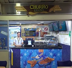 Fachada de Churromania Aeropuerto Internacional de Maiquetía Simón Bolívar